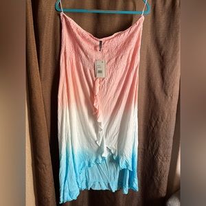 Swimsuit coverup size XXL 2XL new with tags Raviya pastel strapless cotton